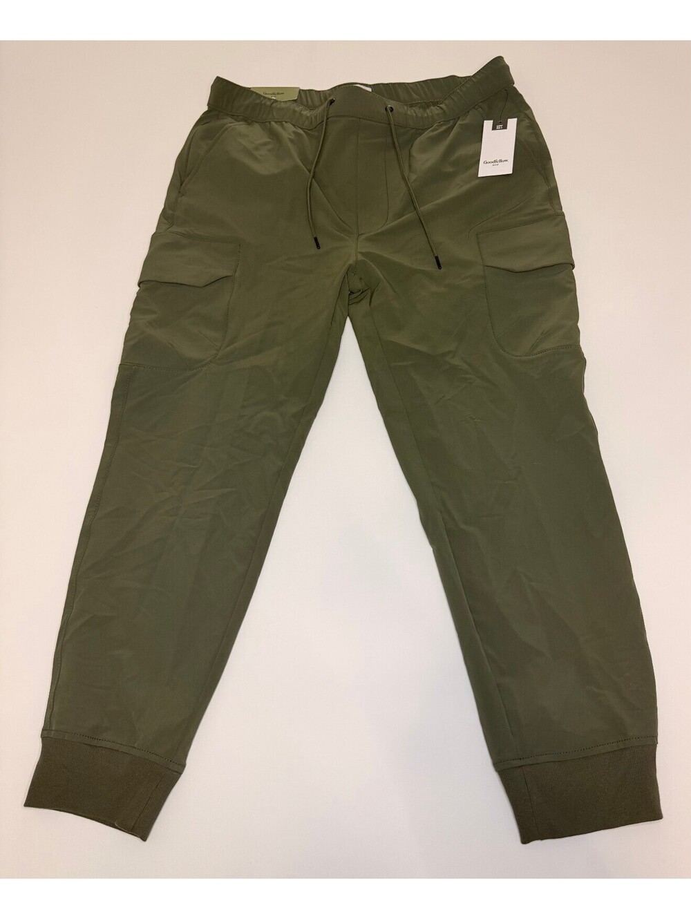 Goodfellow & Co Tech Cargo Jogger Pants Large Olive Green